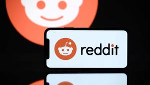 The Reddit logo displayed on a tablet and a smartphone