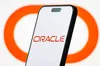 Oracle logo on smartphone Oracle logo on smartphone
