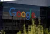 Photo of Google sign on building Photo of Google sign on building