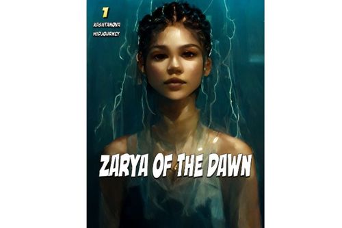 AI-generated comic book Zarya of the Dawn