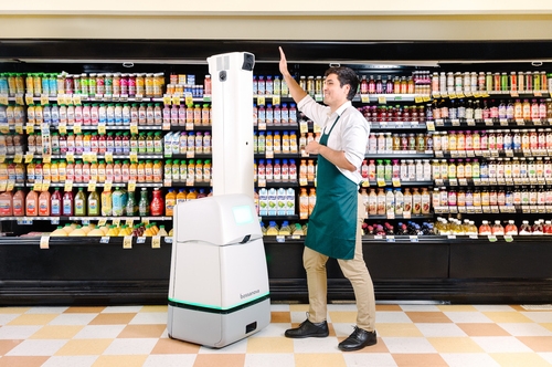 Bossa nova walmart store robot