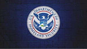 Home Security logo on a blue wall