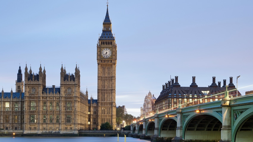 U.K. parliament building