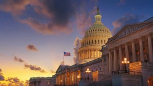 US Capitol building at sunset, Washington DC