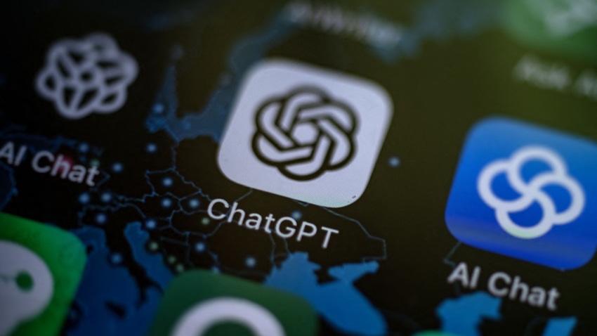 ChatGPT app icon on a smartphone screen