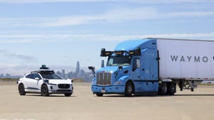 Waymo's self-driving car and truck. The company just raised $2.5 billion to continue developing its autonomous driving software