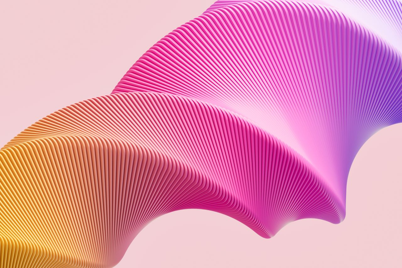 Abstract twisted shapes