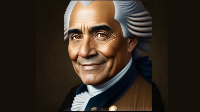 Image of a Latino founding father