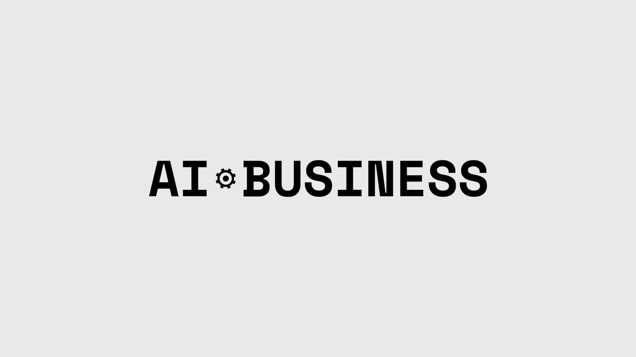 AI Business AI Business logo in a gray background | AI Business