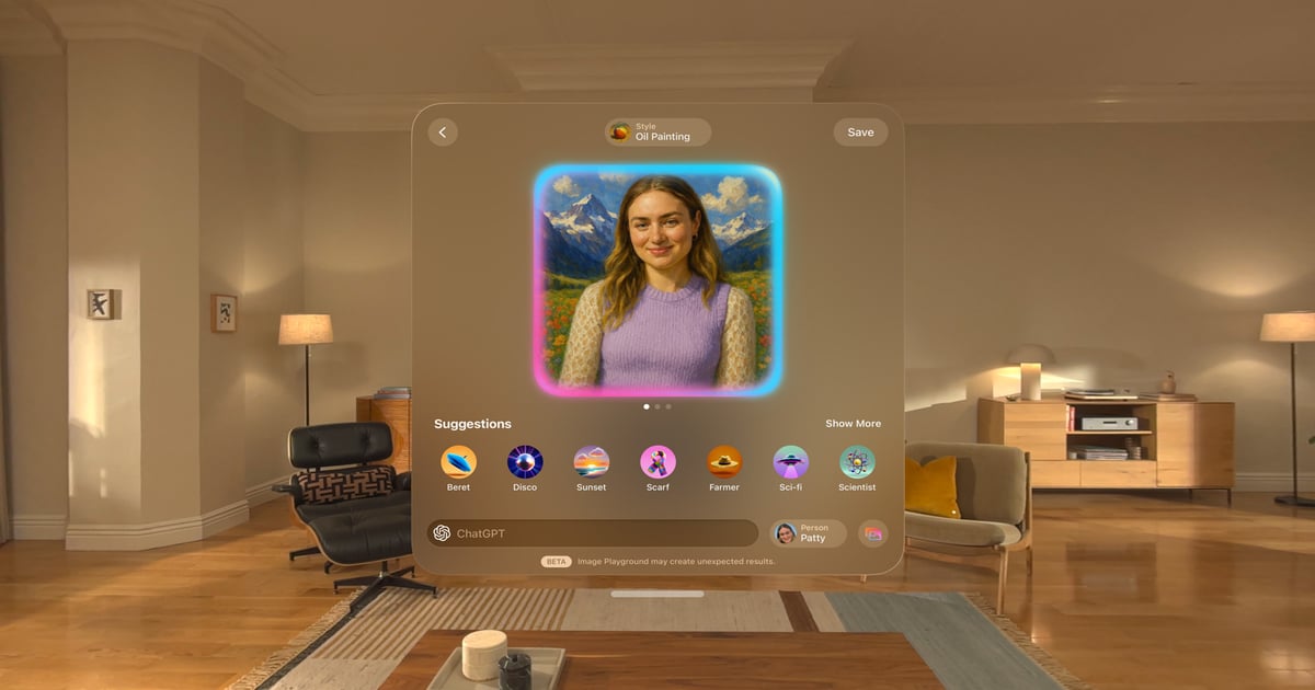 Apple Upgrades Vision Pro With Generative AI for Immersive Experiences
