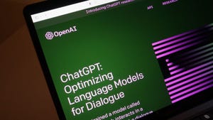 A computer screen displaying the ChatGPT webpage. OpenAI is moving to secure access to copyrighted content from CNN, Fox and Time.
