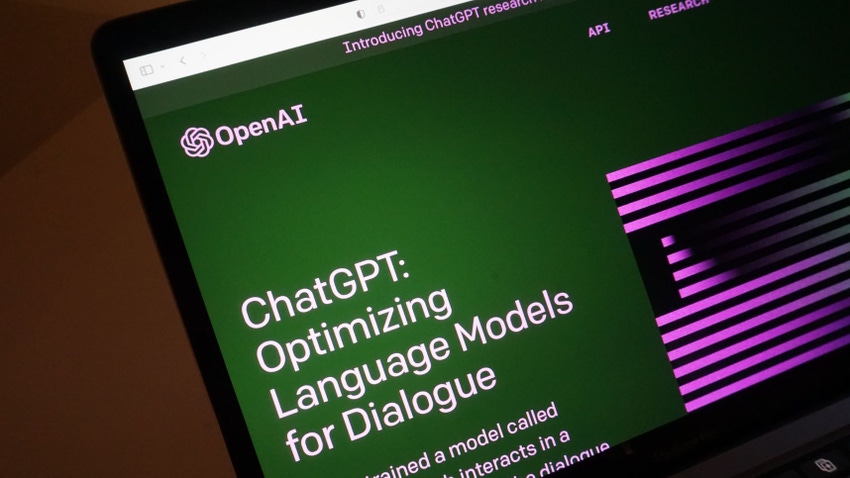 A computer screen displaying the ChatGPT webpage. OpenAI is moving to secure access to copyrighted content from CNN, Fox and Time.