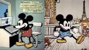 Generated images of Mickey Mouse