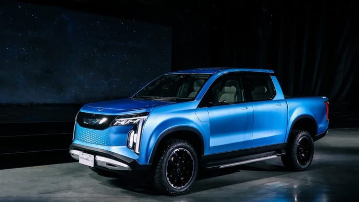 Foxconn’s prototype electric pickup truck Foxconn’s prototype electric pickup truck