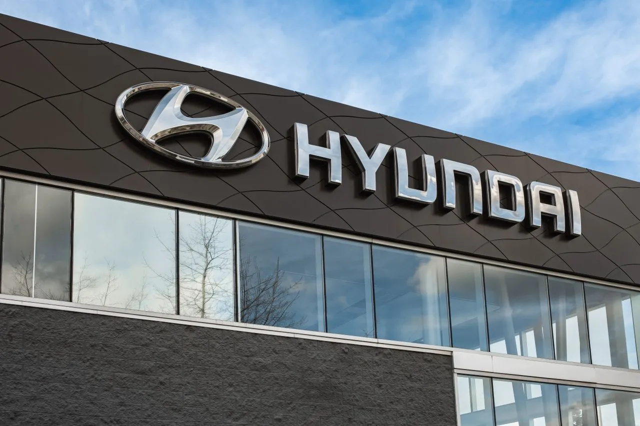Exterior view of Hyundai car dealership in Vancouver