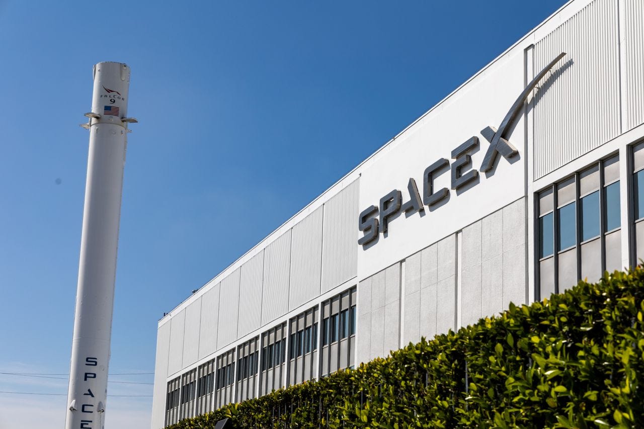 Illustration accompanying: SpaceX IPO Filing Opens Up xAI Finances