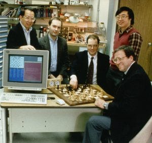 Garry Kasparov in action during match vs the IBM supercomputer Deep News  Photo - Getty Images