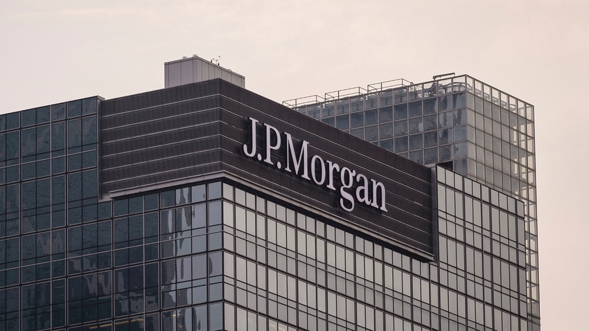 JPMorgan logo building