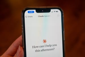 Photo of Claude on mobile Photo of Claude on mobile