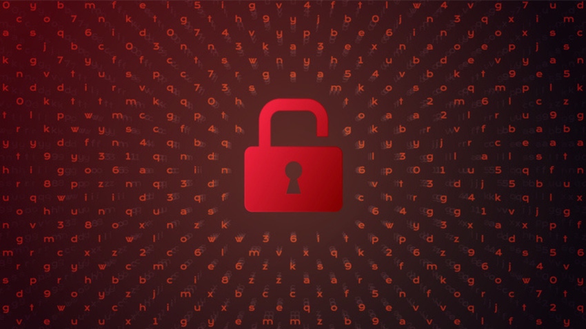 Image of a red lock