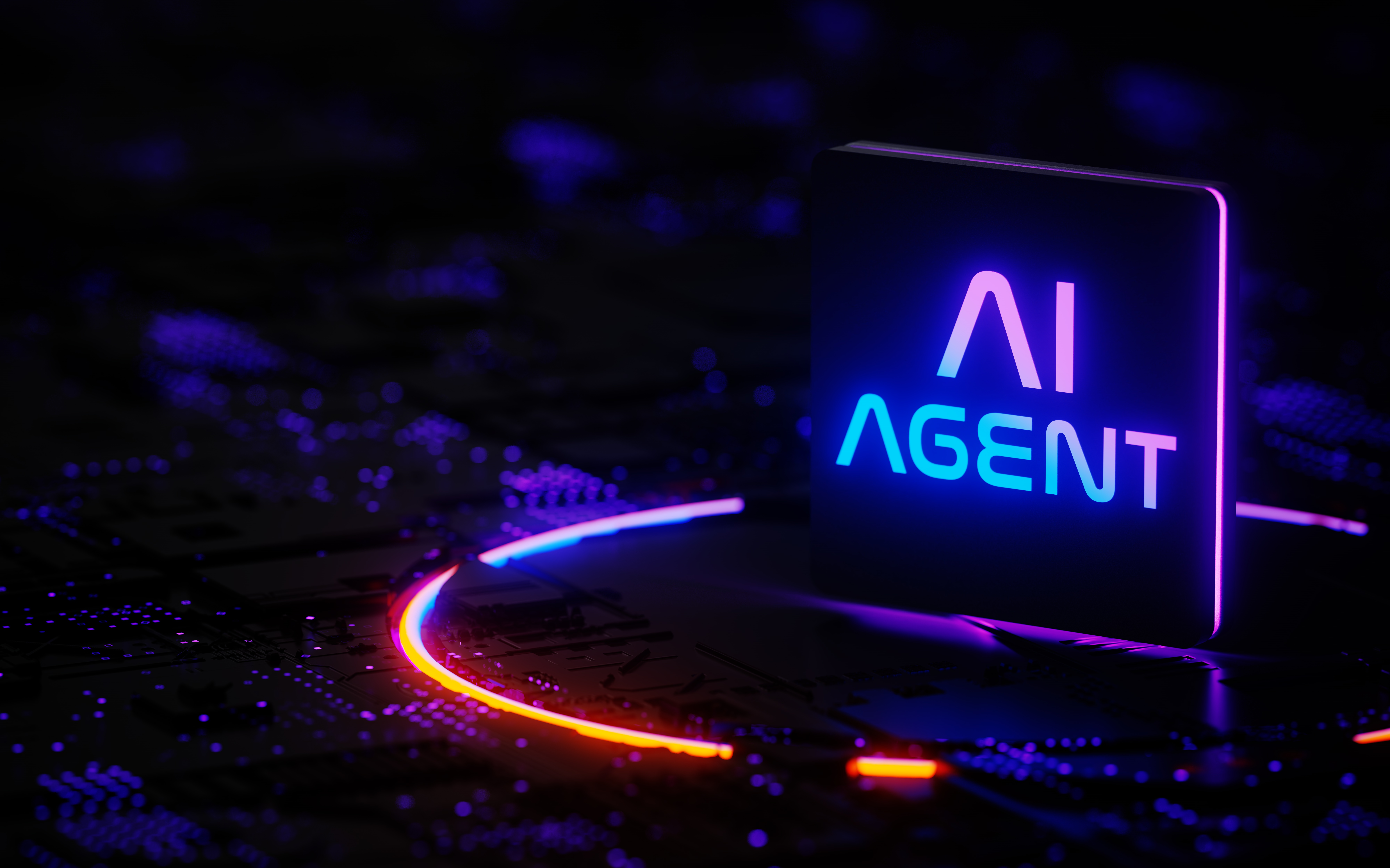 Illustration of AI agent