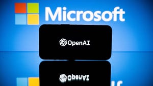 Microsoft logo, OpenAI logo. Microsoft researchers may have leaked GPT 3.5's parameter size, one of the key models powering ChatGPT