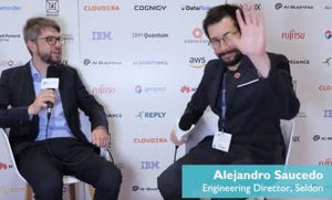 Max Smolaks, editor at AI Business, and Alejandro Saucedo, engineering director at Seldon