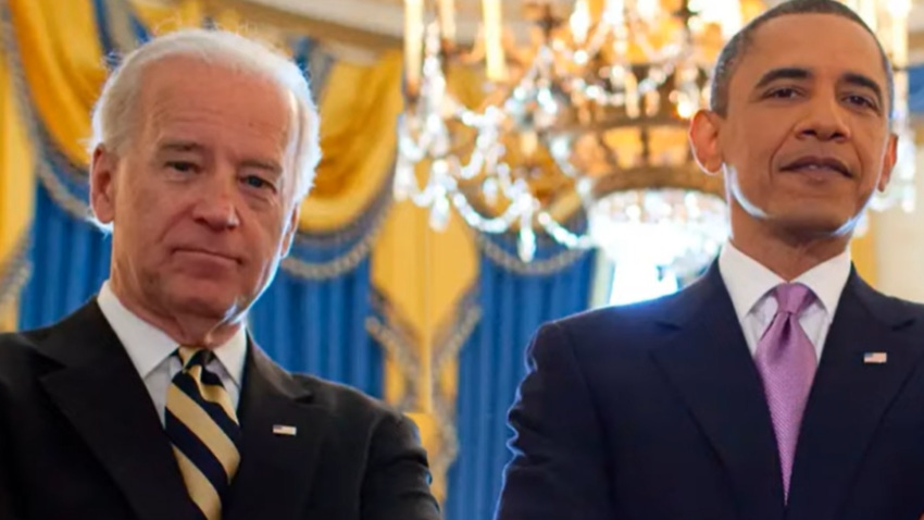 Presidents Biden and Obama