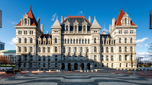 New York State Capitol building in Albany
