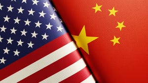 U.S., China flags