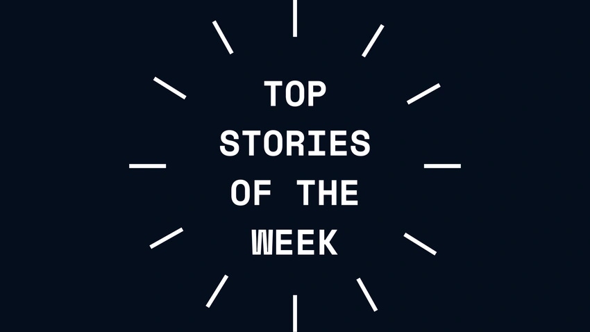 The AI Business Top Stories of the Week logo. This week looks at DeepMind's new AI agent system, as well as the new Google Gemini large language model