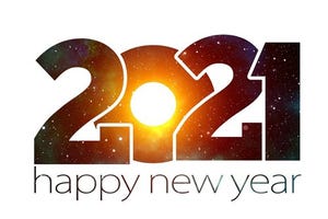 2021 Happy New Year logo