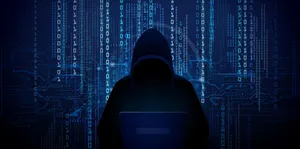 Illustration of AI thief Illustration of AI thief