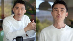 An AI avatar of HeyGen co-founder Joshua Xu. HeyGen offers AI-powered video content for marketers and newsrooms