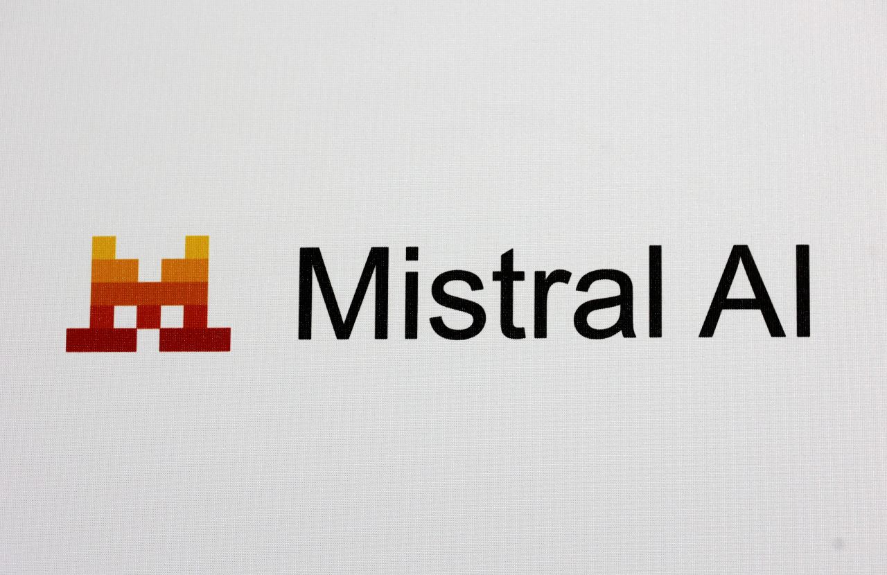 Logo of the French company Mistral AI