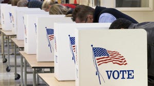 Voters cast their ballots on Election Day 