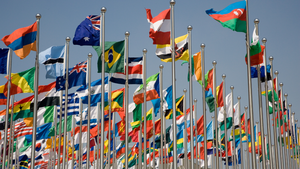 Photo of flags from many countries