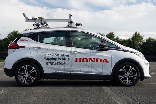 Honda's autonomous driverless vehicle