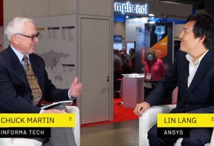 Chuck Martin, editorial director at Informa Tech, talks with Lang Lin from Ansys