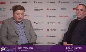 Ronen Fischler, head of the data intelligence business unit at Amdocs talks to Bed Wodecki of AI Business