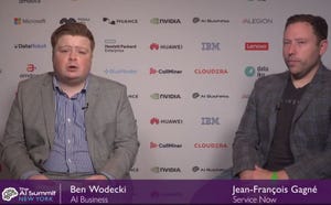 Jean-François Gagné, head of AI product management and strategy at ServiceNow talks to Bed Wodecki of AI Business