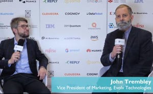 Max Smolaks, editor at AI Business, and John Trembley, VP of marketing at Evolv AI