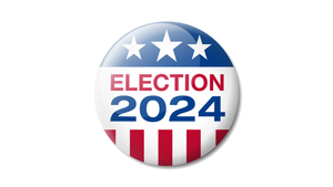 Generic election 2024 campaign button