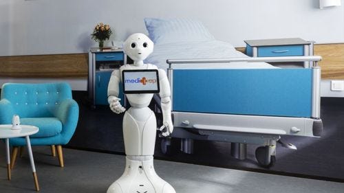 Robot in healthcare setting