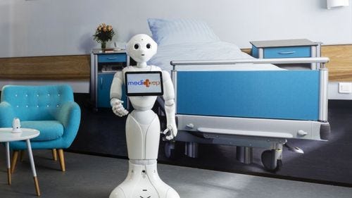 Robot in healthcare setting Robot in healthcare setting