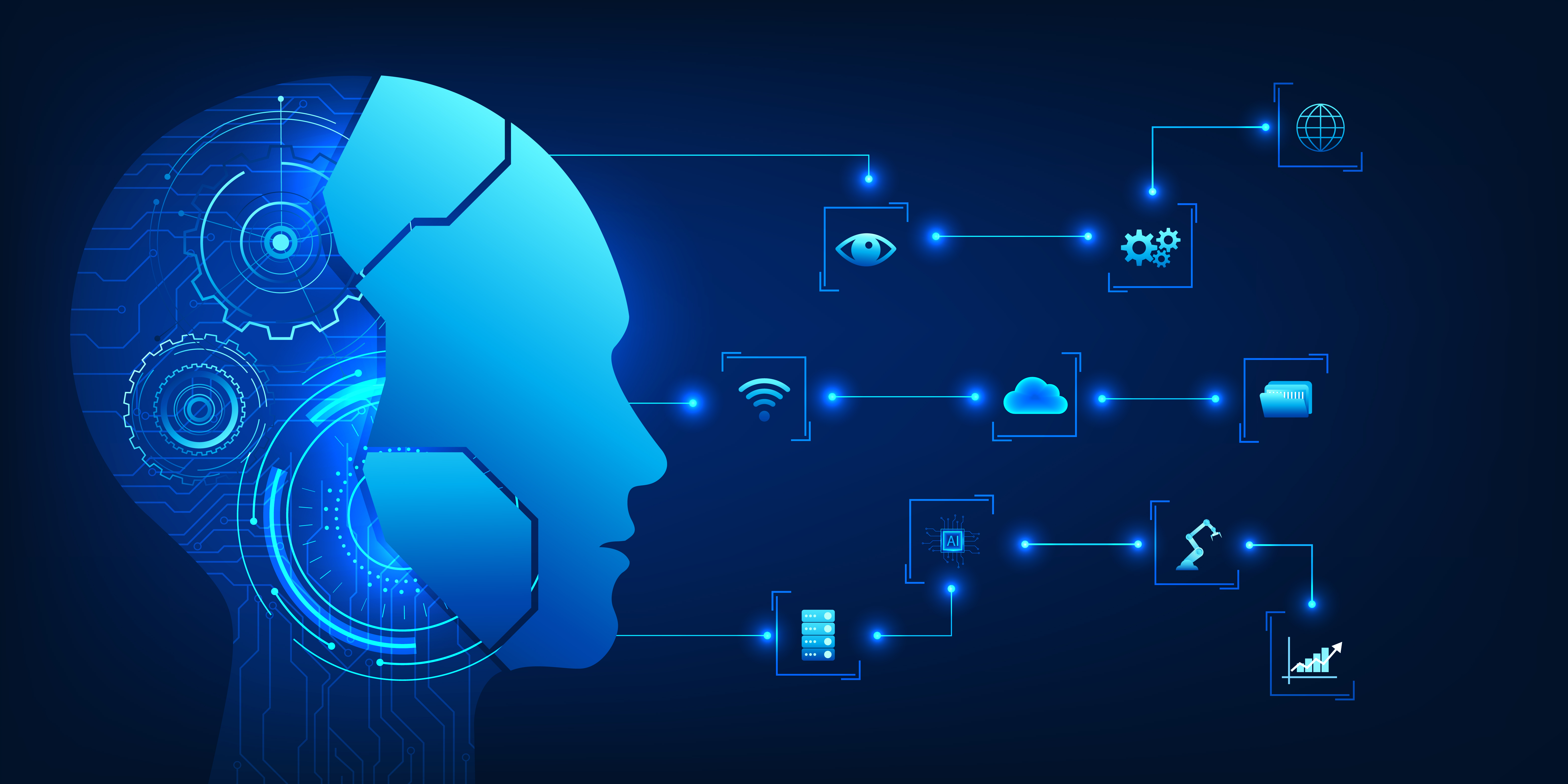 Illustration of agentic AI future