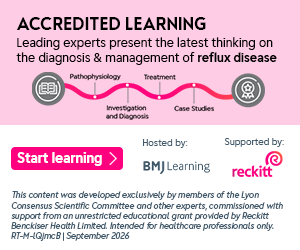 BMJ Learning course: latest approaches to reflux management