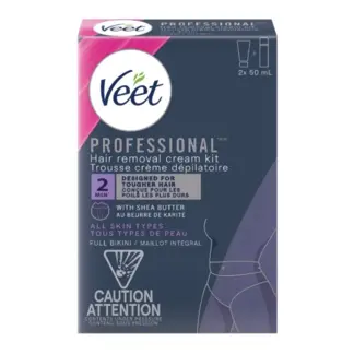 Veet® Professional™ Full Bikini Hair Removal Cream Kit, All Skin
