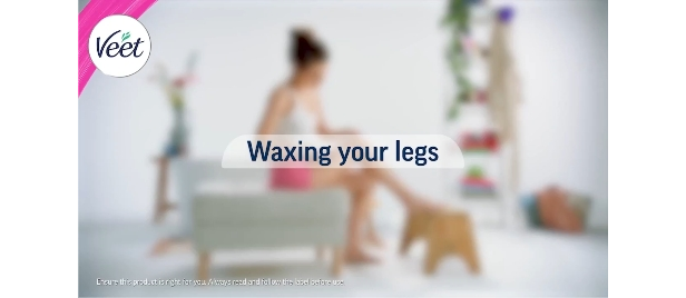 Waxing your legs with Veet Professional