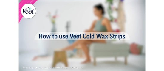 How to use Veet Professional cold wax strips